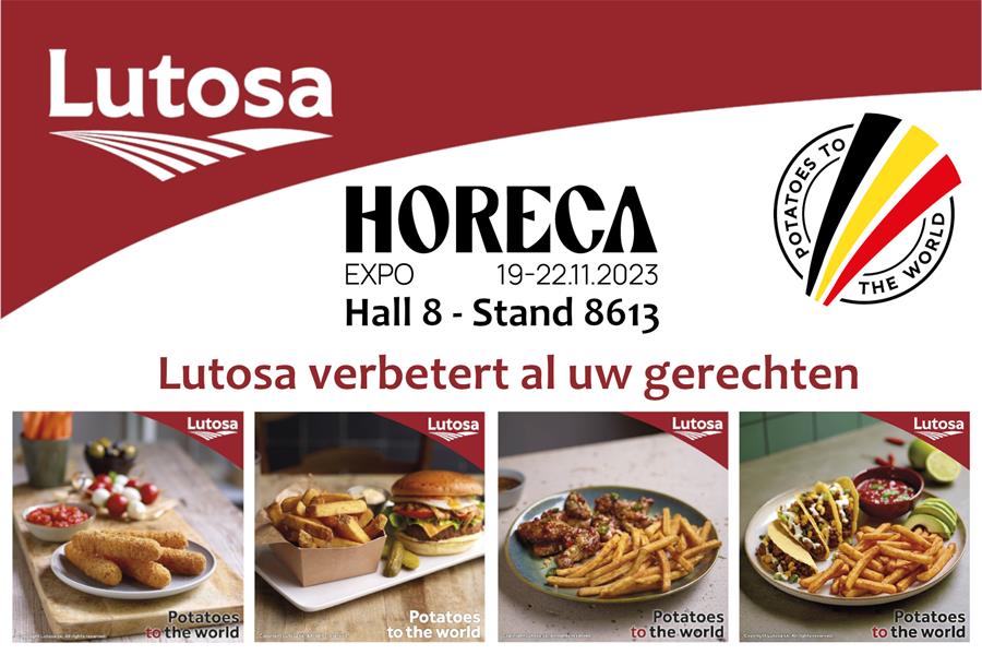 Lutosa verbetert al uw gerechten op Horeca Expo