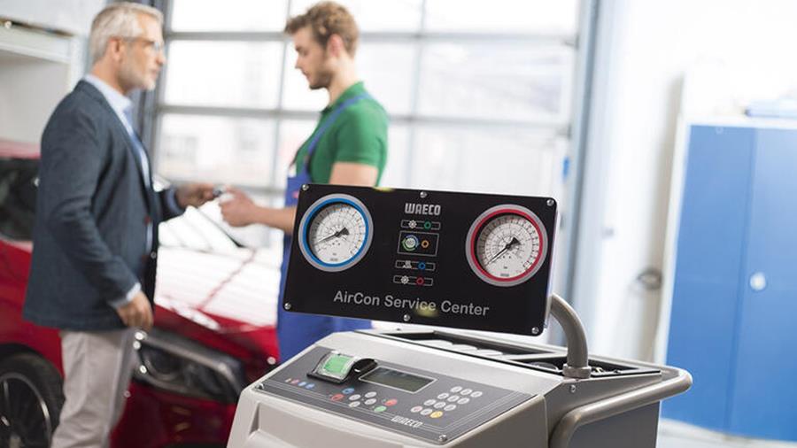 Welk aircoservicestation voor mijn werkplaats?